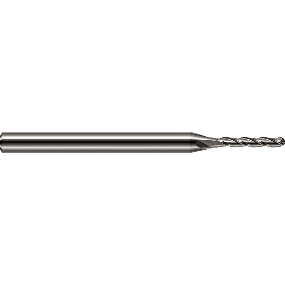 Harvey Tool 32308 Ball End Mill: 0.125" Dia, 0.625" LOC, 3 Flute, Solid Carbide