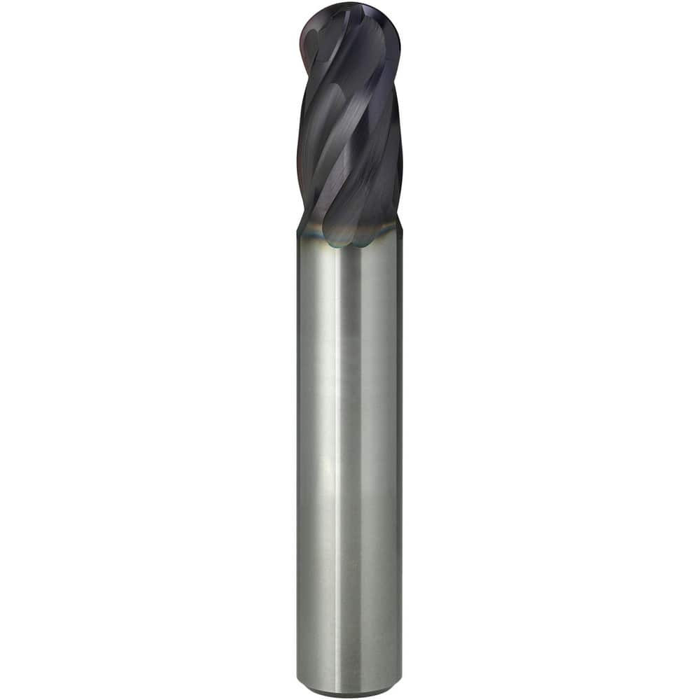 Mitsubishi 10633250 Ball End Mills; Mill Diameter (Decimal Inch): 0.1181 ; Mill Diameter (mm): 3.00 ; Number Of Flutes: 4 ; End Mill Material: Carbide ; Length of Cut (mm): 3.0000 ; Coating/Finish: AlCrN