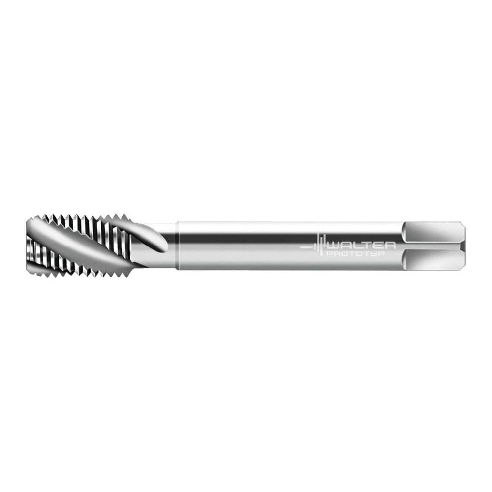 Walter-Prototyp 6476138 M12x1.75 Metric Coarse/EGM, 3 Flute, 35° Helix, Modified Bottoming Chamfer, Bright Finish, Cobalt Spiral Flute STI Tap