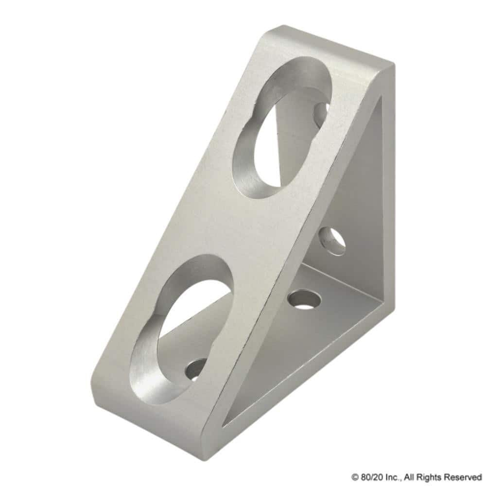 80/20 Inc. 40-4336 Inside Gusset Corner Bracket: Use With 40 Series & Bolt Kit 75-3422