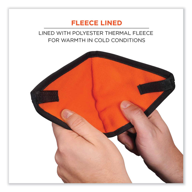 TENACIOUS HOLDINGS, INC. ergodyne® 16870 N-Ferno 6870 2-Layer Thermal Mouthpiece, Fleece/Cotton, Black, One Size Fits Most