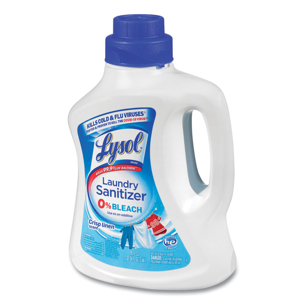 RECKITT BENCKISER LYSOL® Brand 95872EA Laundry Sanitizer, Liquid, Crisp Linen, 90 oz