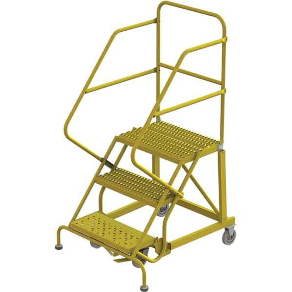 TRI-ARC KDEC103242-Y 3-Step Ladder: Steel