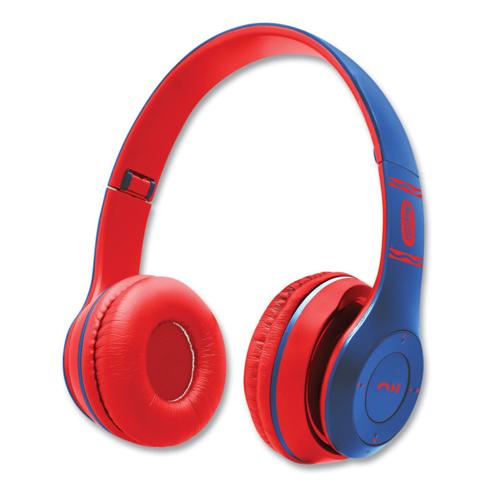 BINNEY & SMITH / CRAYOLA CHPBT348B Boost Active Wireless Headphones, Blue/Red