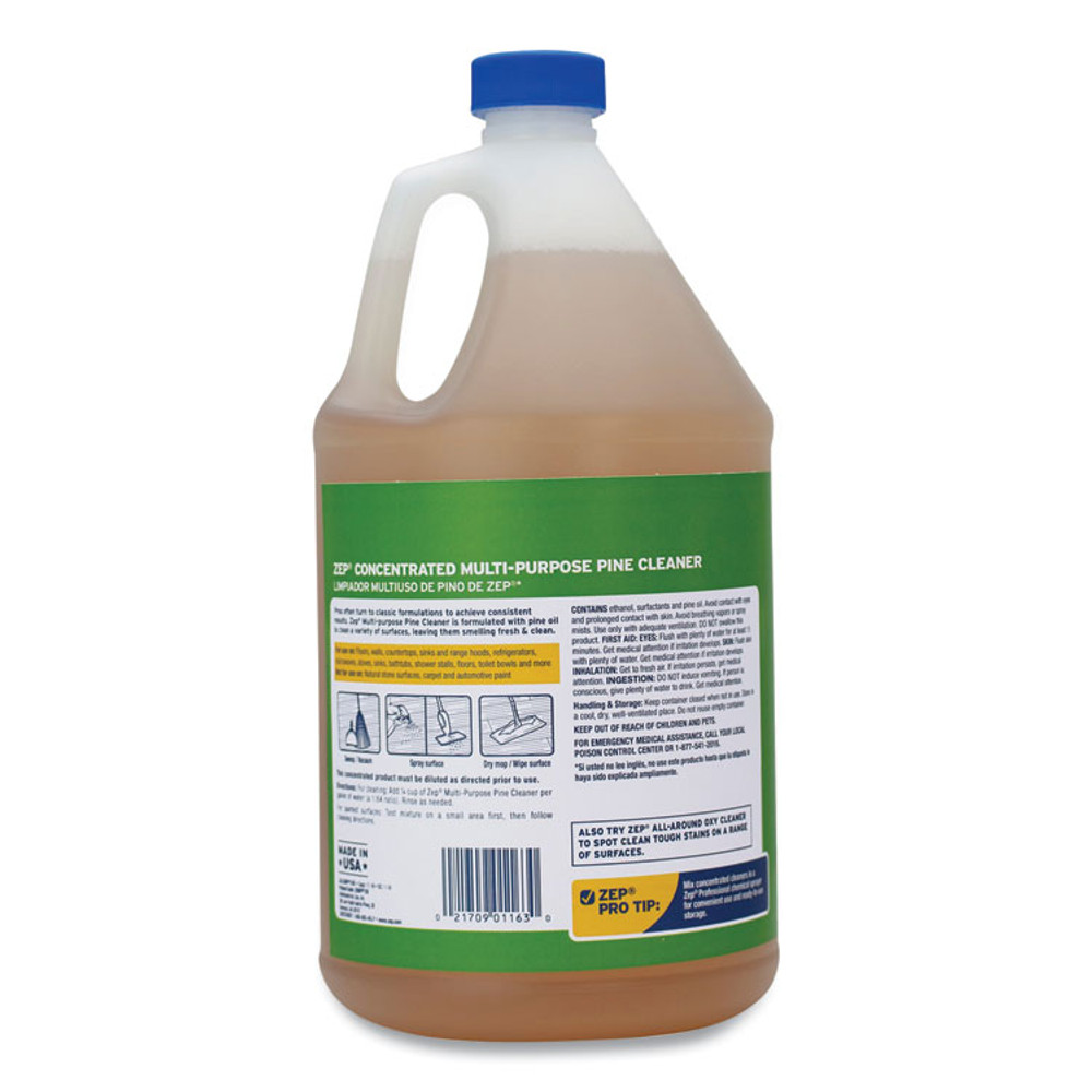 ZEP INC. Commercial® ZUMPP128EA Multi-Purpose Cleaner, Pine Scent, 1 gal Bottle
