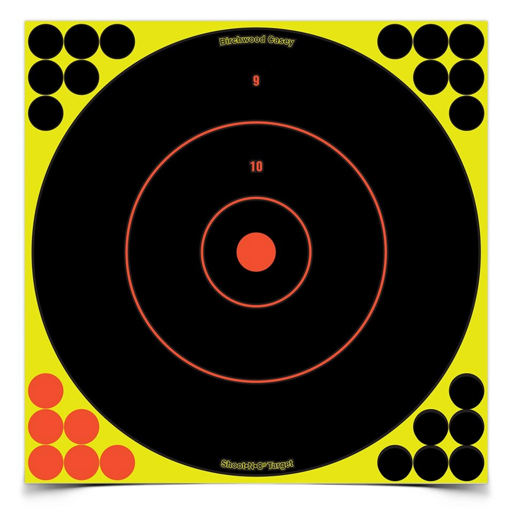 Birchwood Casey BC-34022 Shoot-N-C 12 Inch Bull's-Eye Target