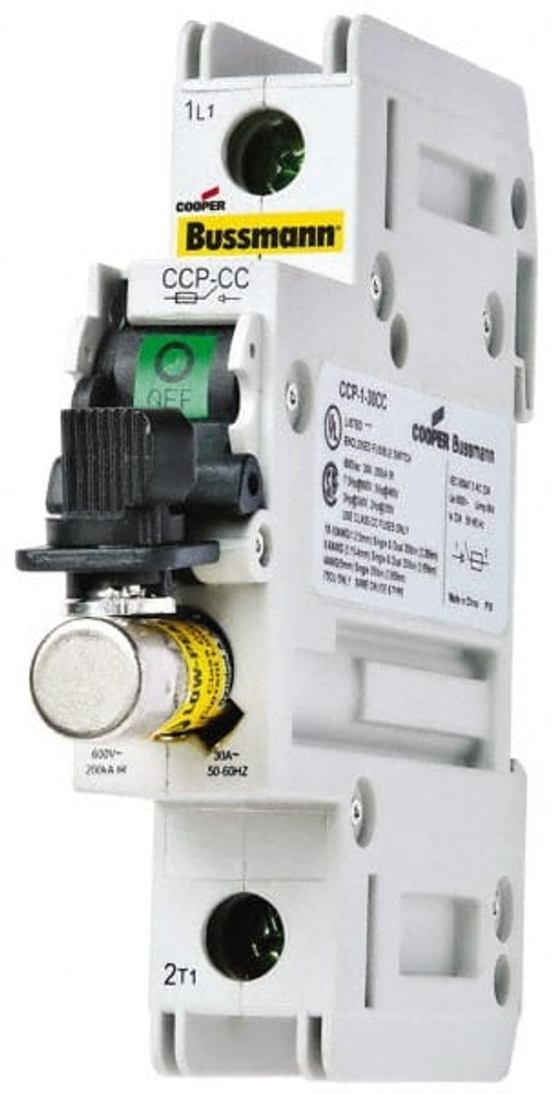 Cooper Bussmann CCP-1-DCC Cam & Disconnect Switch: Open, Fused, 30 Amp, 1 Phase