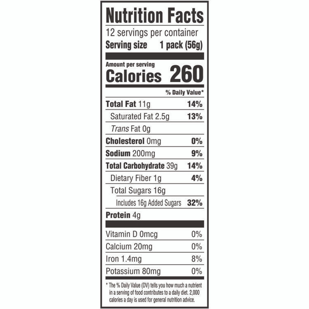 NABISCO FOOD GROUP 03745 Nutter Butter Cookies, 1.9 oz Pack, 48 Packs/Carton