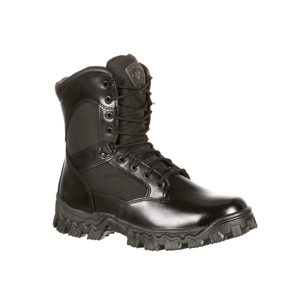 Rocky International FQ0004165BK9.5M Alpha Force Women's Waterproof Public Service Boot