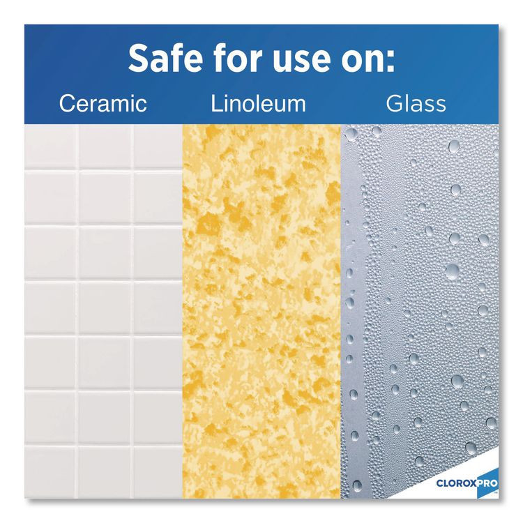 CLOROX SALES CO. 35417EA CloroxPro Clean-Up Disinfectant Cleaner with Bleach, 32 oz Smart Tube Spray