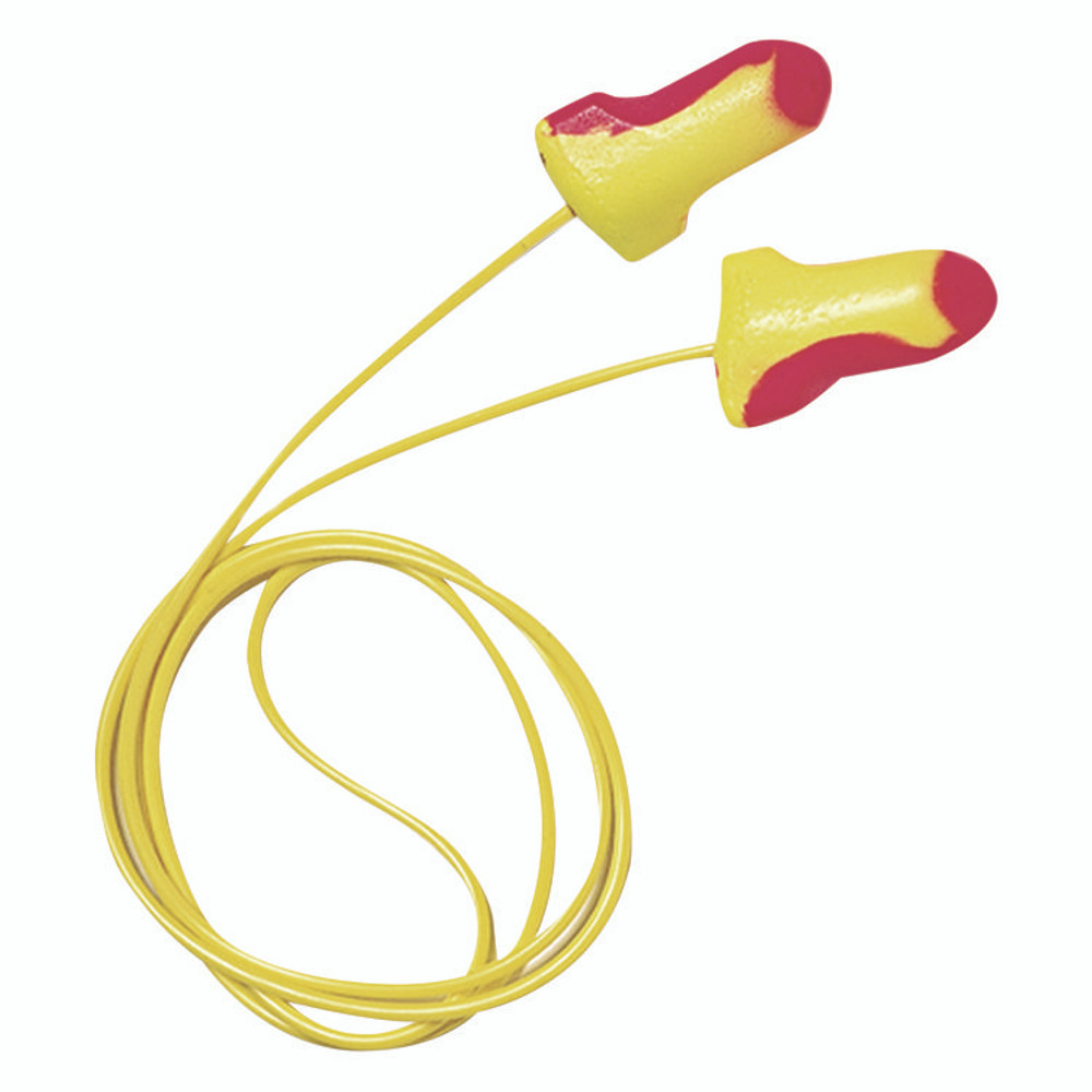 HONEYWELL ENVIRONMENTAL Howard Leight® by LL30 LL-30 Laser Lite Single-Use Earplugs, Corded, 32NRR, Magenta/Yellow, 100 Pairs