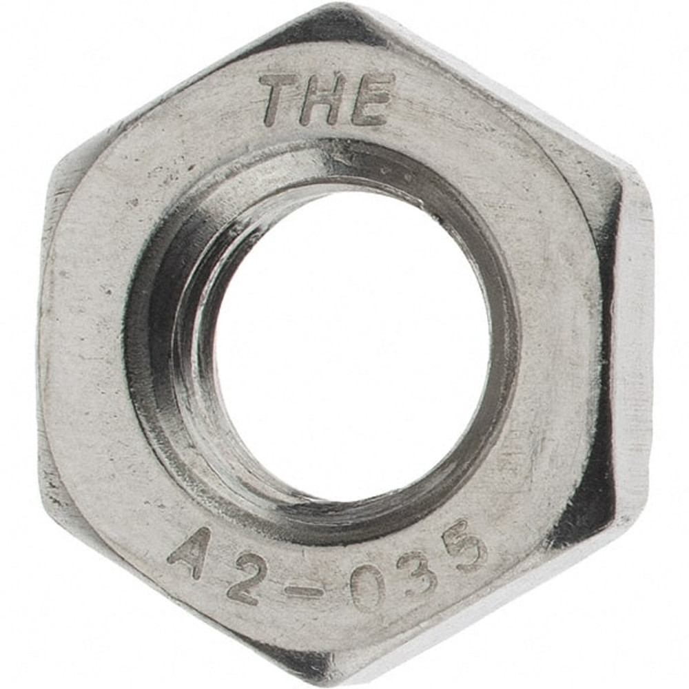 Value Collection A210017 M10x1.50 Metric Coarse Stainless Steel Right Hand Hex Jam Nut