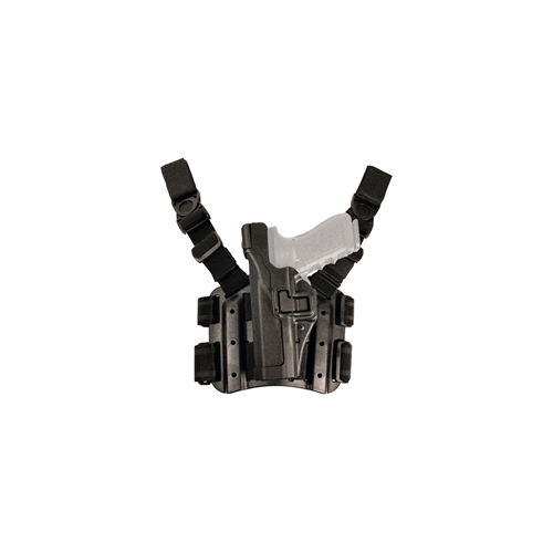 BLACKHAWK! 430645BK-L Level 3 Tactical Serpa Holster