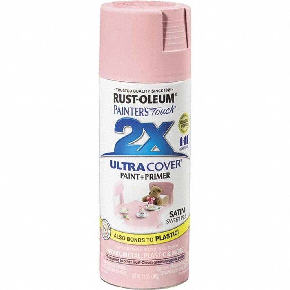 Rust-Oleum 249063 Enamel Spray Paint: Sweet Pea, Satin, 12 oz