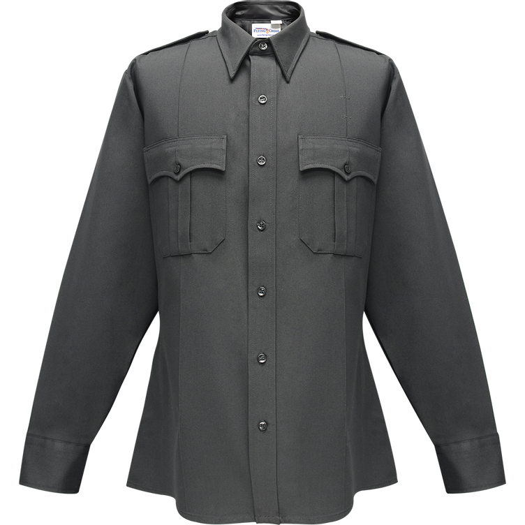 Flying Cross 34W78Z 10 22.0/22.5 34/35 Command Public Safety Long Sleeve Shirt w/ Zipper