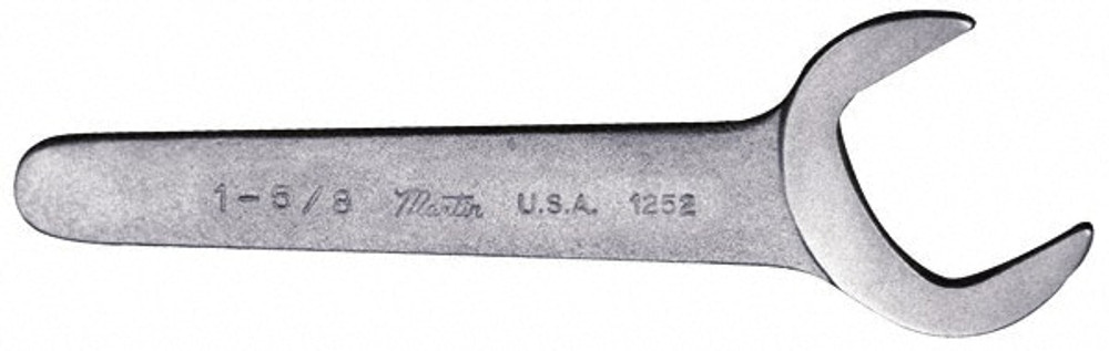 Martin Tools 1222MM Service Open End Wrench: Single End Head, 22 mm, Single Ended