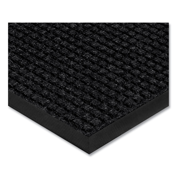 APACHE MILLS 012023 Absorba Select Entry Mat, Rectangular, Pepper/Black Crush-Resistant Needle-Punched Surface, 36" x 60"