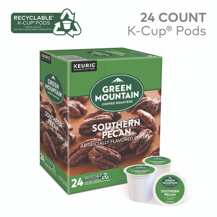 KEURIG DR PEPPER Green Mountain Coffee® 6772 Southern Pecan Coffee K-Cups, 24/Box