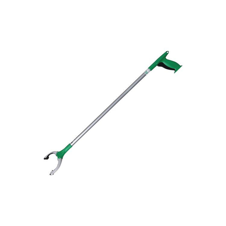 UNGER NT090 Nifty Nabber Trigger-Grip Extension Arm, 36.54", Silver/Green
