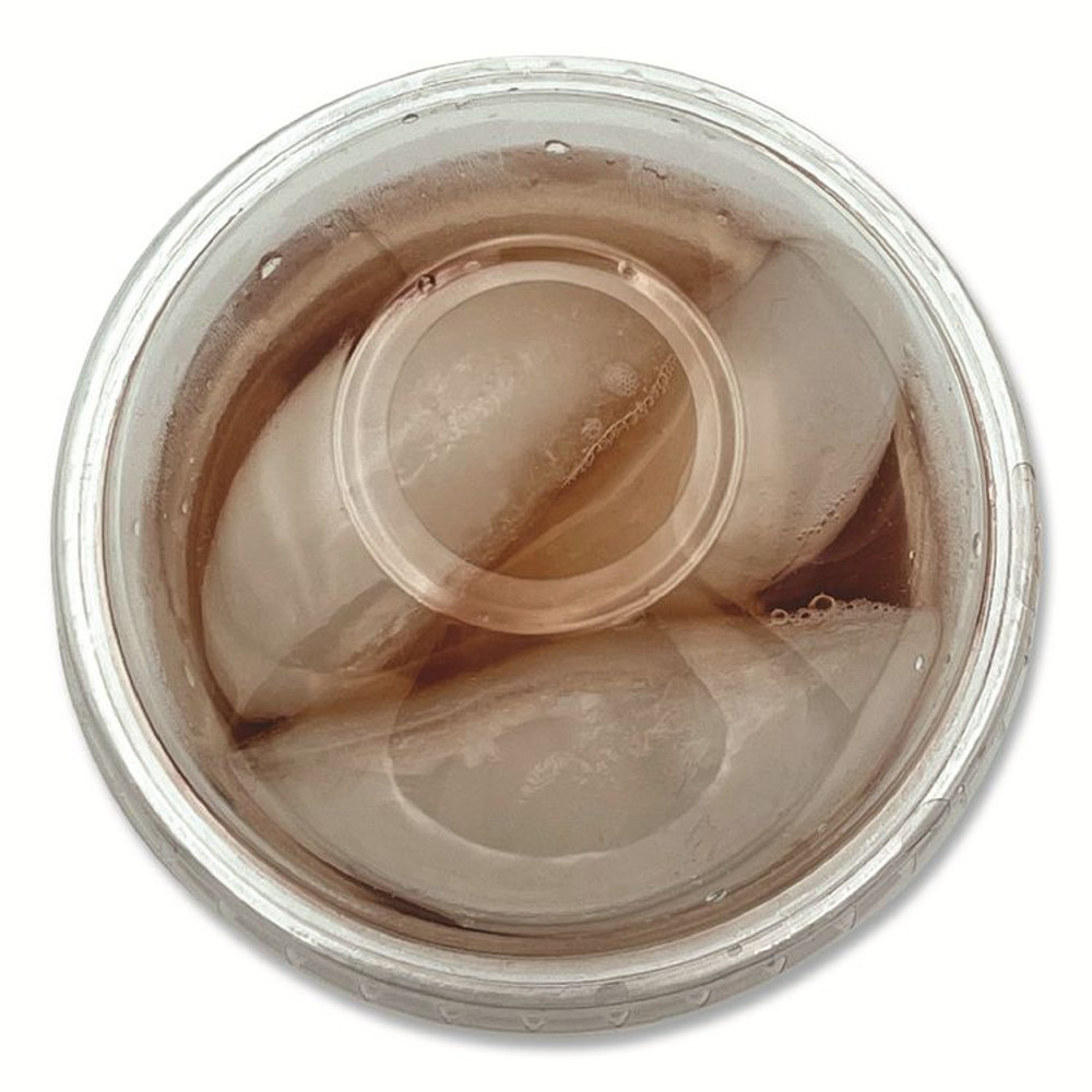 BOARDWALK PET910DOMEPK PET Cold Cup Dome Lids, Fits 9 oz to 10 oz Cold Cups, Plastic, Clear, 100/Pack