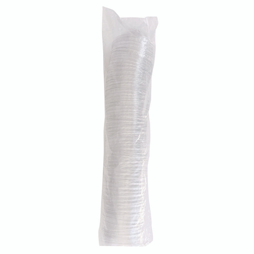 BOARDWALK PET910DOMEPK PET Cold Cup Dome Lids, Fits 9 oz to 10 oz Cold Cups, Plastic, Clear, 100/Pack