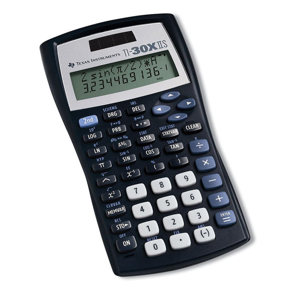 TEXAS INSTRUMENTS TI-30XIIS TI-30X IIS Scientific Calculator, 10-Digit LCD, Black