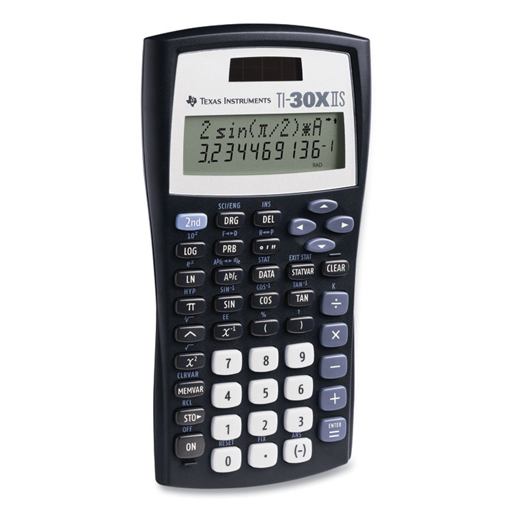 TEXAS INSTRUMENTS TI-30XIIS TI-30X IIS Scientific Calculator, 10-Digit LCD, Black