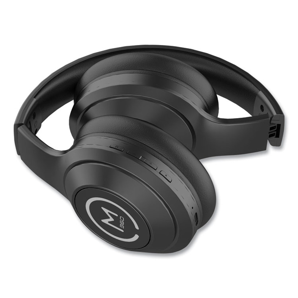 CREATIVE MARKETING, INC. Morpheus 360® HP6500B Comfort+ Wireless Over-Ear Headphones with Microphone, Black