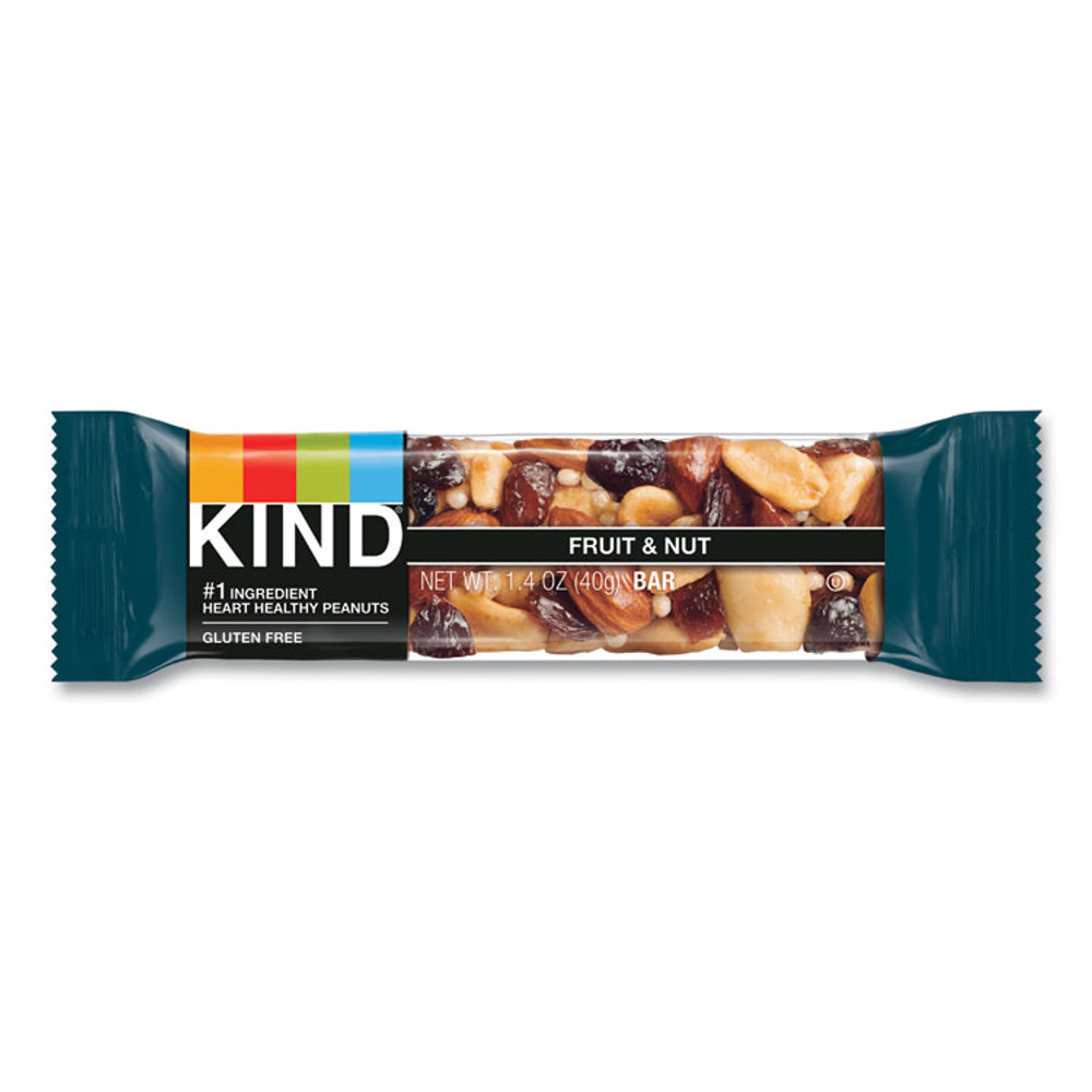 KIND LLC 17824 Fruit and Nut Bars, Fruit and Nut Delight, 1.4 oz, 12/Box