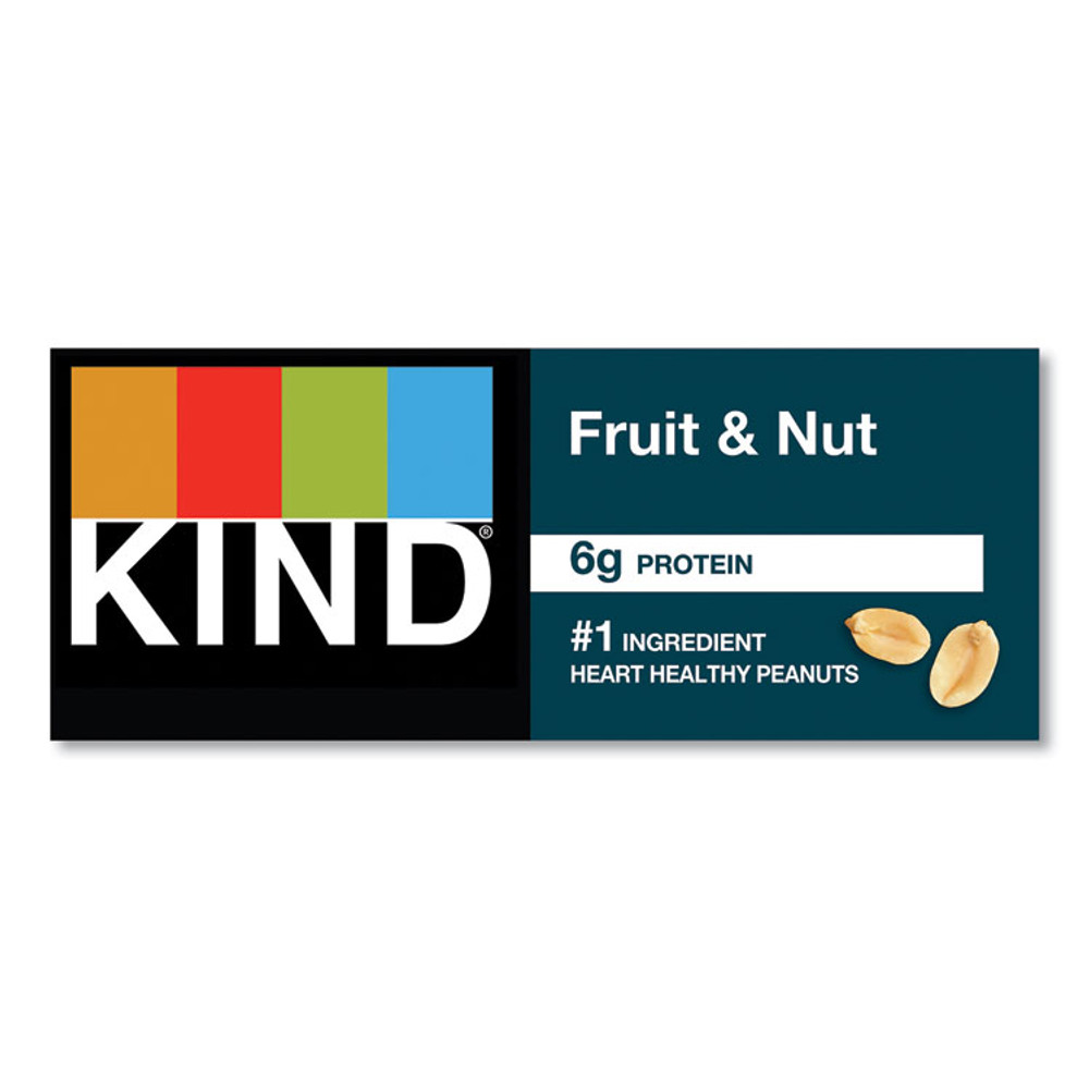 KIND LLC 17824 Fruit and Nut Bars, Fruit and Nut Delight, 1.4 oz, 12/Box