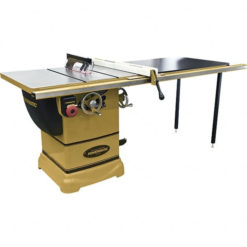 Powermatic 1791001K 10" Blade Diam, 5/8" Arbor Diam, 1 Phase Table Saw