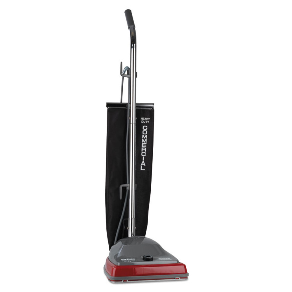 ELECTROLUX FLOOR CARE COMPANY Sanitaire® SC679K TRADITION Upright Vacuum SC679J, 12" Cleaning Path, Gray/Red/Black