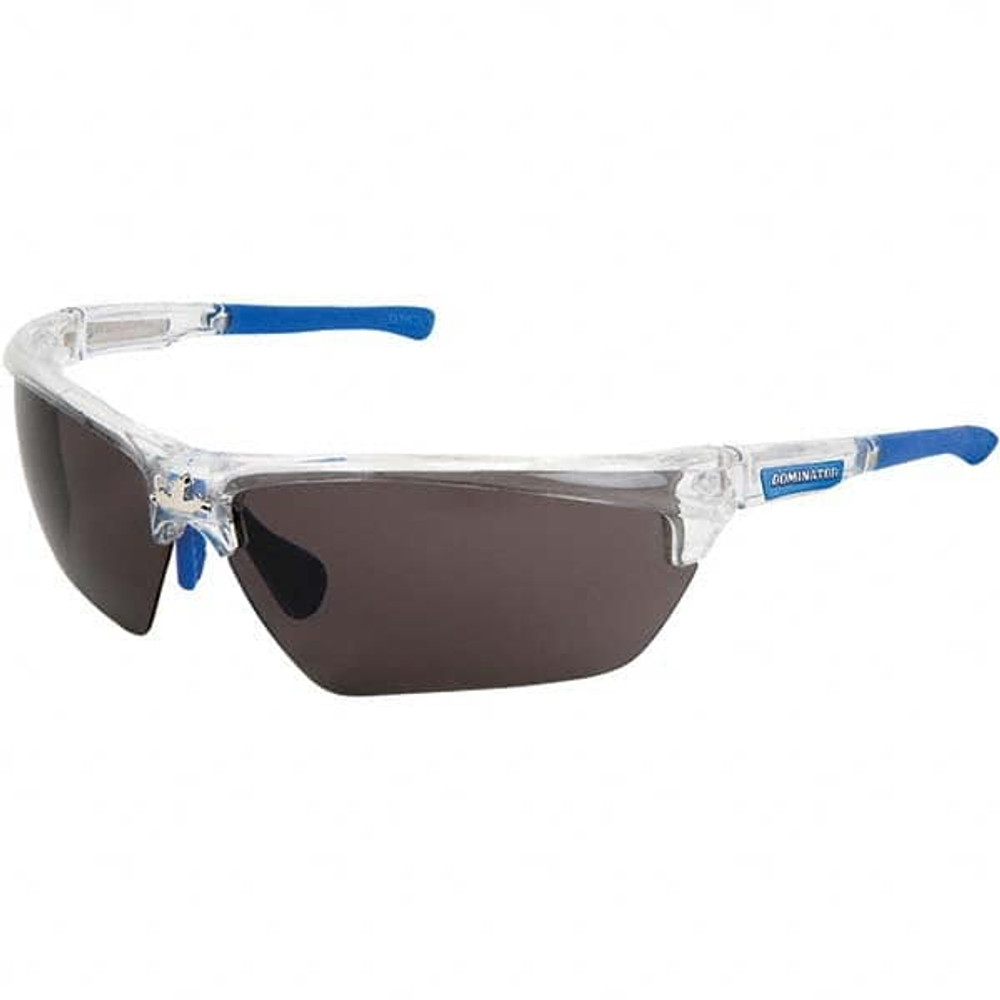 MCR Safety DM1322PF Safety Glass: Anti-Fog, Polycarbonate, Gray Lenses, Full-Framed, UV Protection