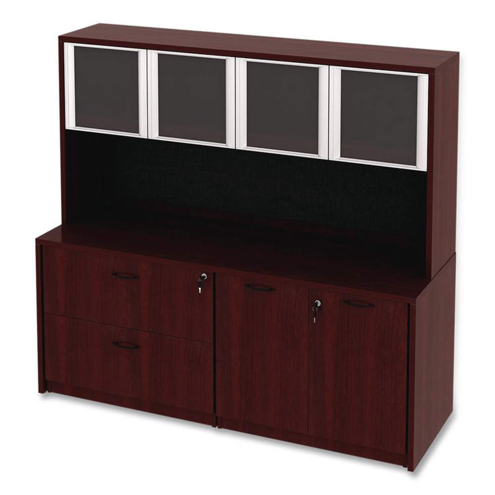 ALERA VA25-7224MY Alera Valencia Series Credenza Shell, 70.88w x 23.63d x 29.5h, Mahogany