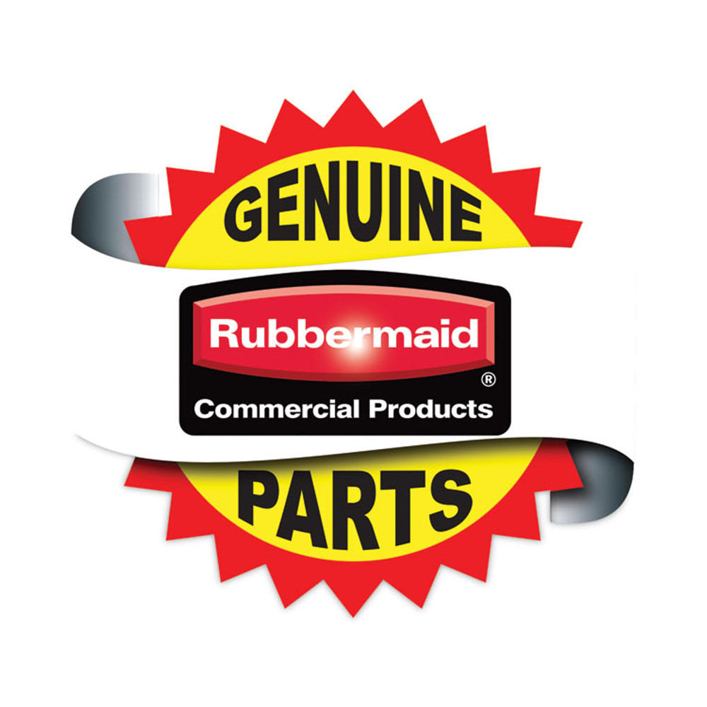 RUBBERMAID COMMERCIAL PROD. 9T73-M5 BLA Rubber Tool Grips for HYGEN Microfiber Cleaning Carts, Black