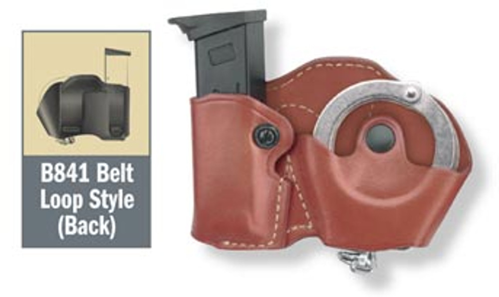 Gould & Goodrich 841-1LH Cuff And Mag Case With Belt Loops