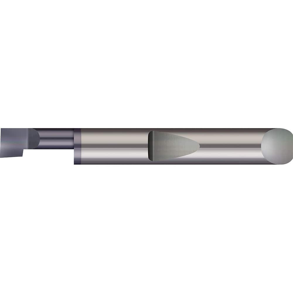 Micro 100 QBB-060300X Boring Bar: 0.06" Min Bore, 0.3" Max Depth, Right Hand Cut, Solid Carbide