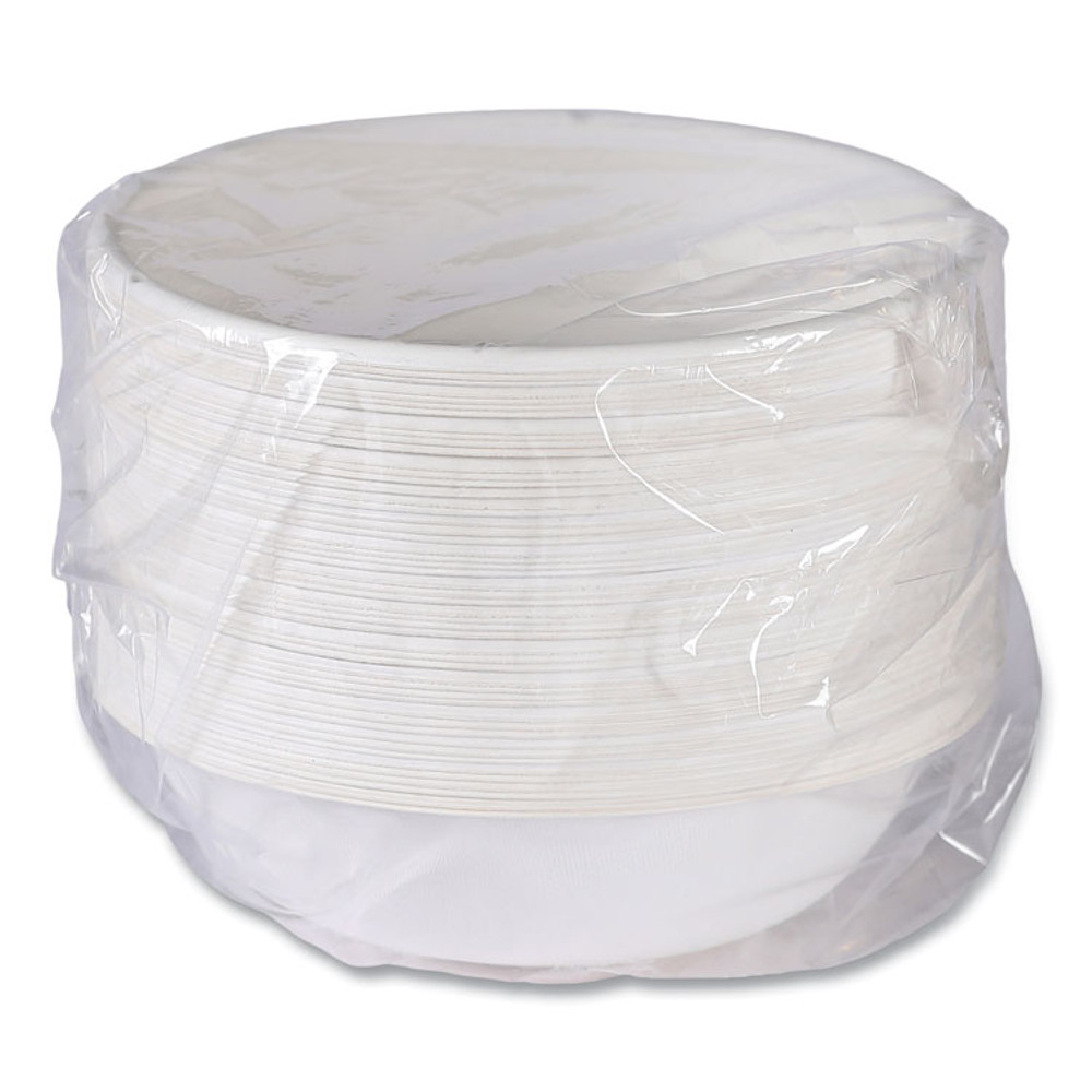 ECO-PRODUCTS,INC. EPBL16CNFA Vanguard Renewable and Compostable Sugarcane Bowls, 16 oz, White, 800/Carton
