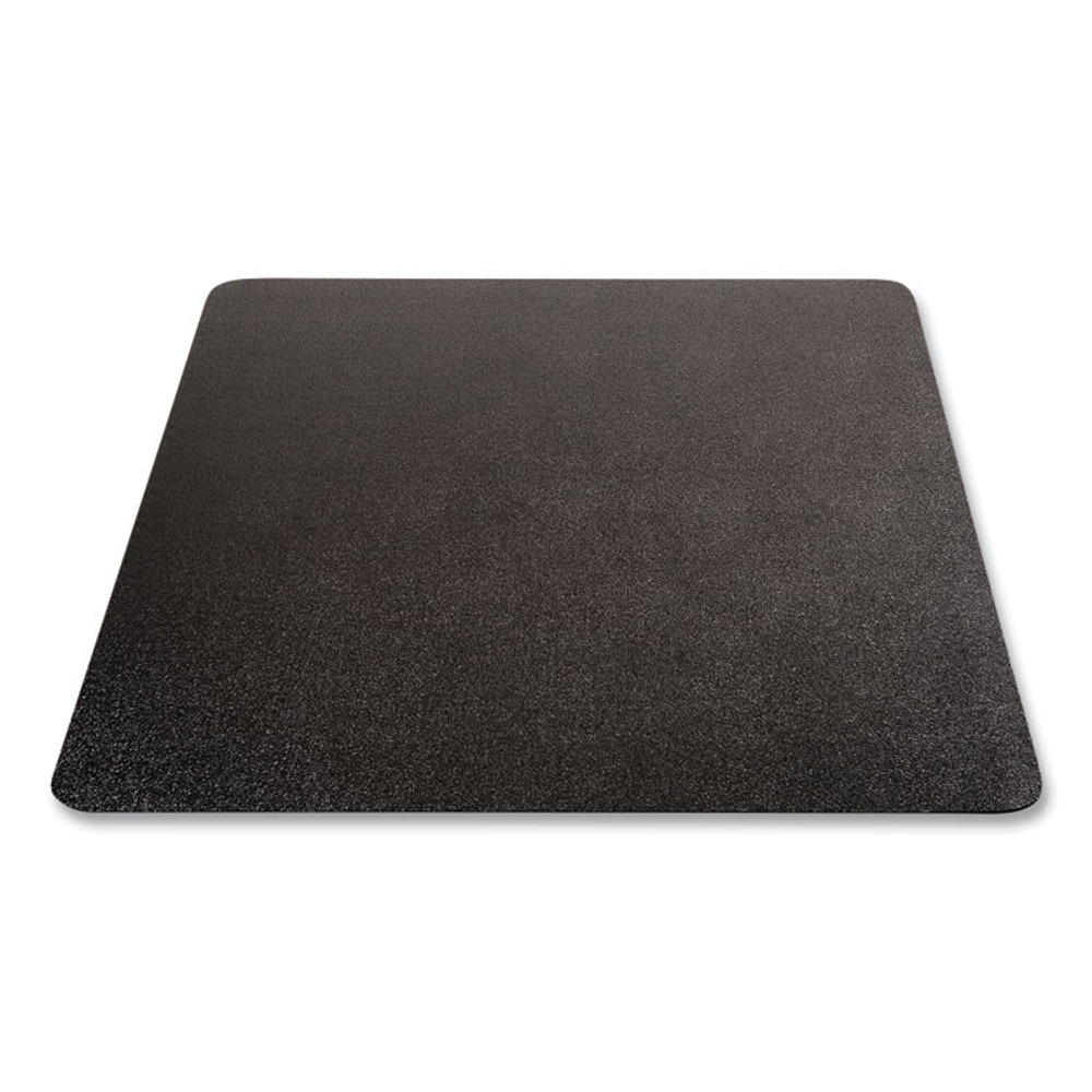 DEFLECTO CORPORATION CM11242BCOM EconoMat Carpet Chair Mat, Rectangular, 45 x 53, Black
