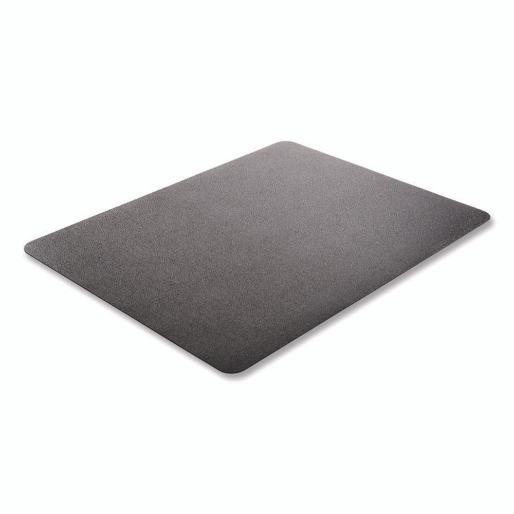 DEFLECTO CORPORATION CM11242BCOM EconoMat Carpet Chair Mat, Rectangular, 45 x 53, Black