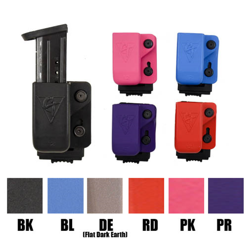 Comp-Tac C62206000LBKN Single Magazine Pouch W/ Plm Attachment