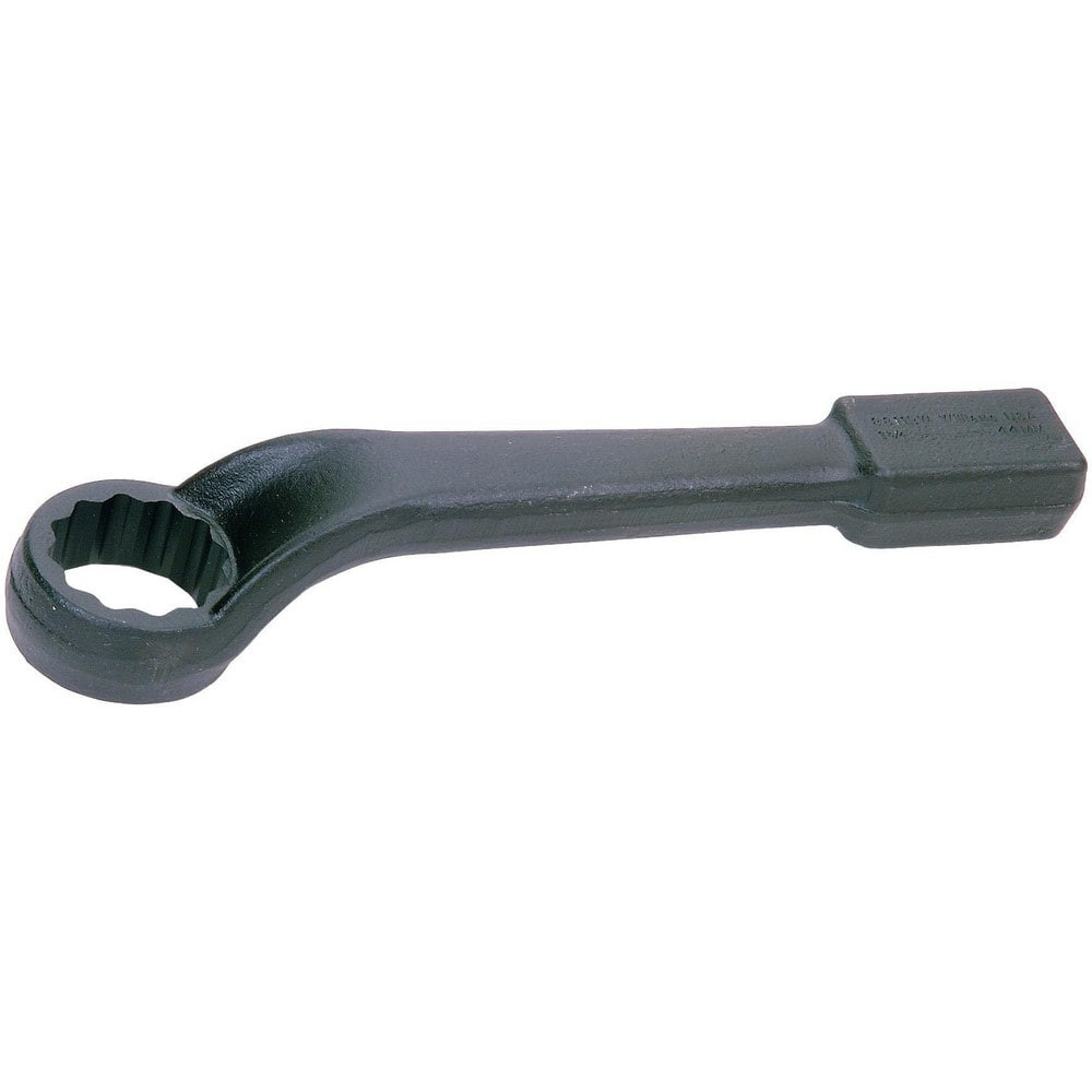 Williams JHW8812W Box Wrenches; Wrench Type: Offset Striking Box End Wrench ; Size (Decimal Inch): 2 ; Double/Single End: Single ; Wrench Shape: Straight ; Material: Steel ; Finish: Black Oxide