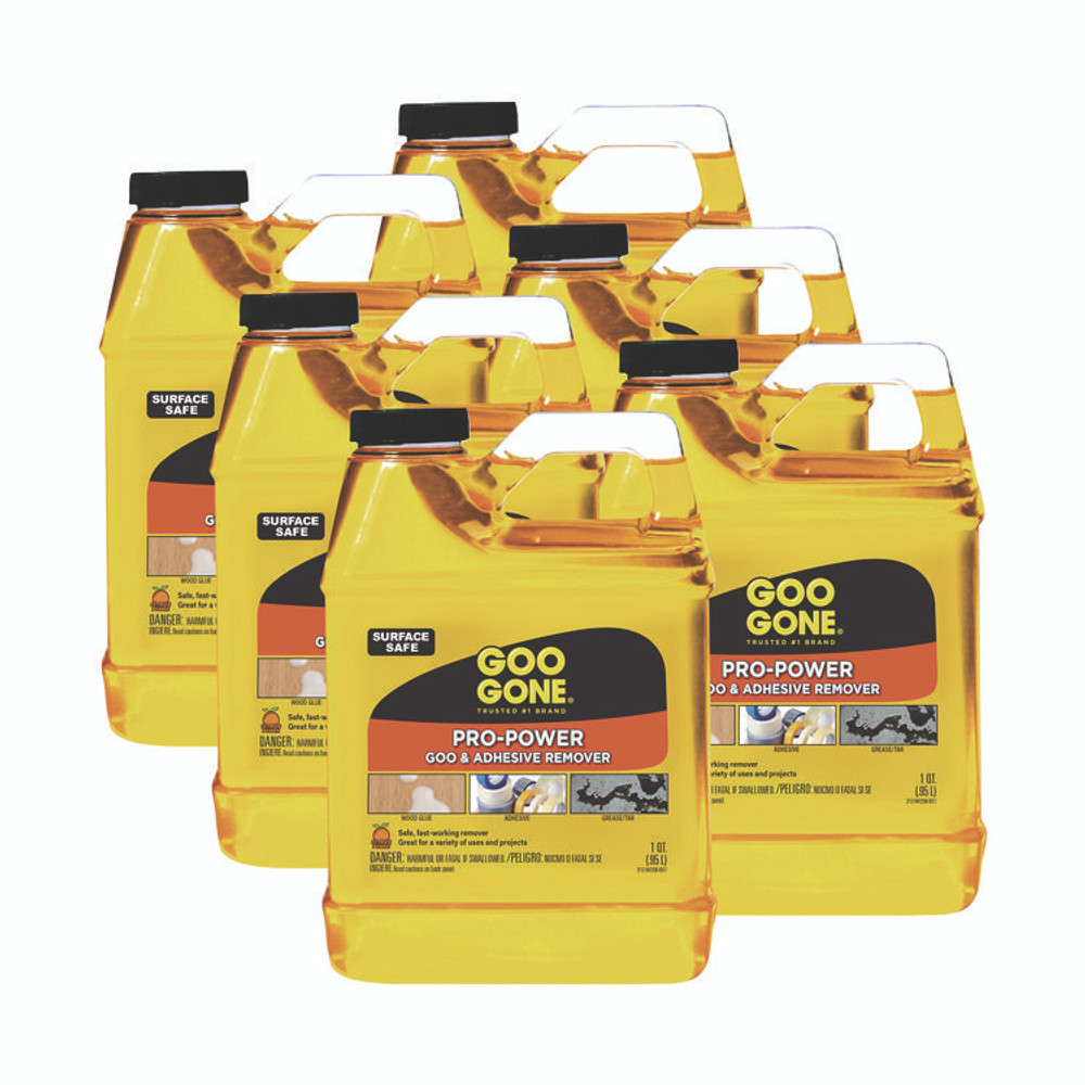 WEIMAN Goo Gone® 2112CT Pro-Power Cleaner, Citrus Scent, 1 qt Bottle, 6/Carton