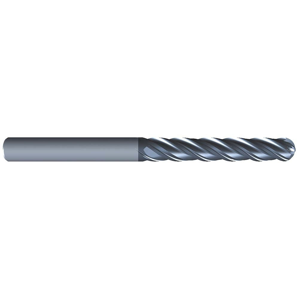 Eliminator 2210-1875 Ball End Mill: 0.1875" Dia, 4 Flute, Solid Carbide