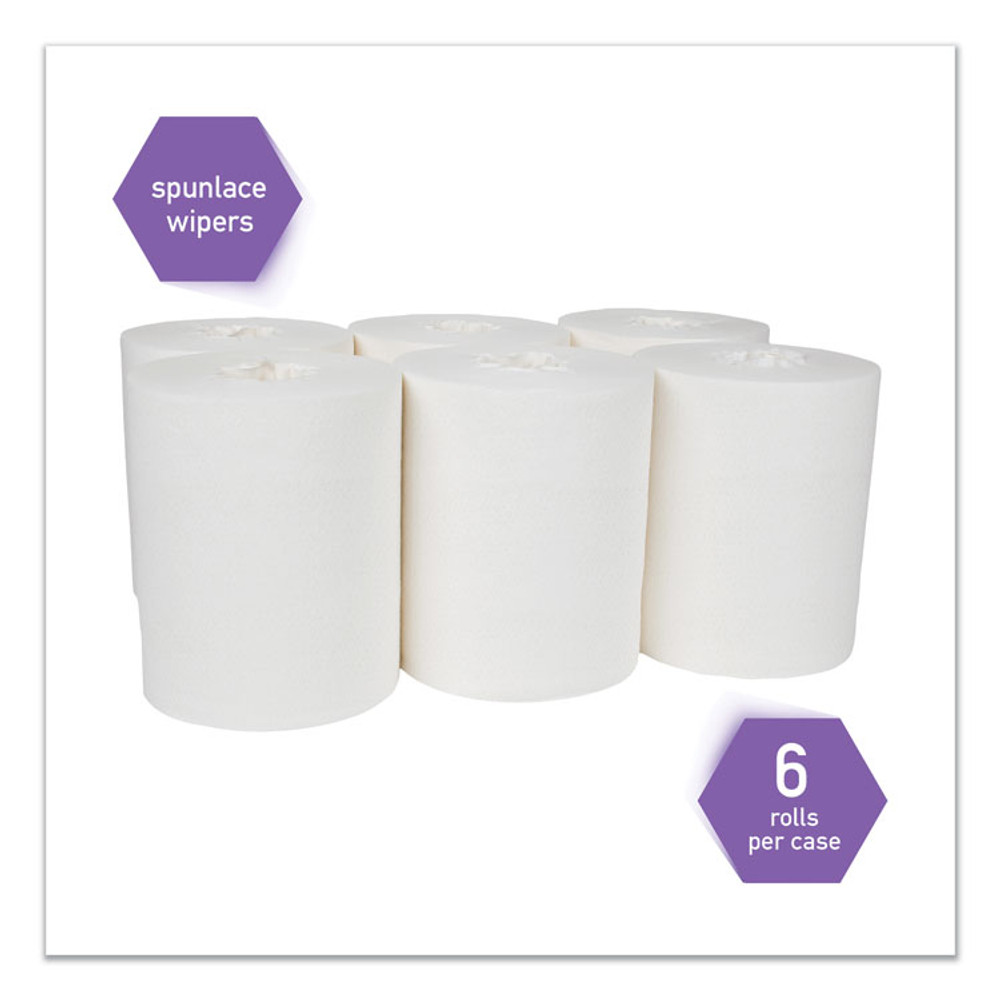 KIMBERLY-CLARK PROFESSIONAL WypAll® 53850 Power Clean Wipers for Disinfectants, Sanitizers and Solvents WetTask Customizable Wet Wiping System 250/Roll, 6 Roll/Carton
