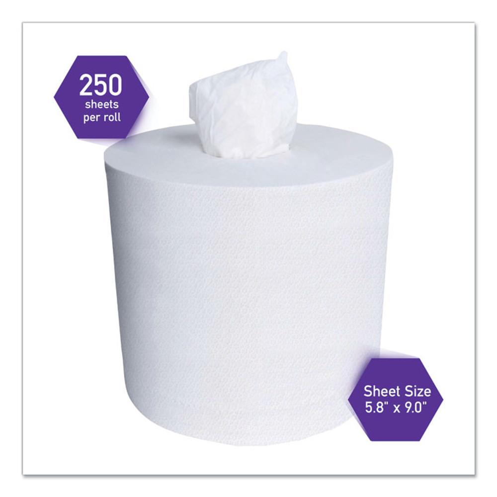 KIMBERLY-CLARK PROFESSIONAL WypAll® 53850 Power Clean Wipers for Disinfectants, Sanitizers and Solvents WetTask Customizable Wet Wiping System 250/Roll, 6 Roll/Carton