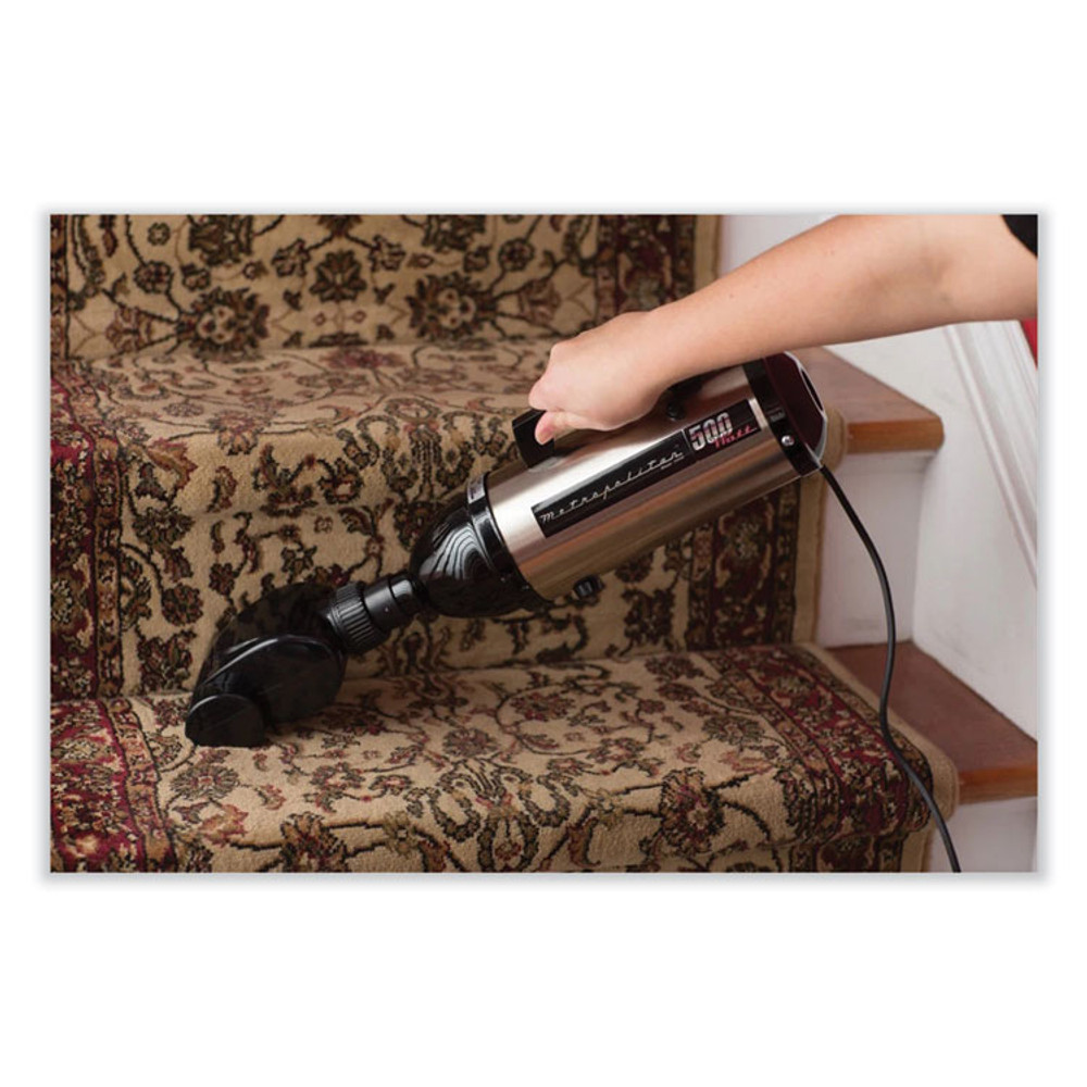 METROVAC 105578543 Evolution Hand Vacuum with Turbo Brush, Silver/Black