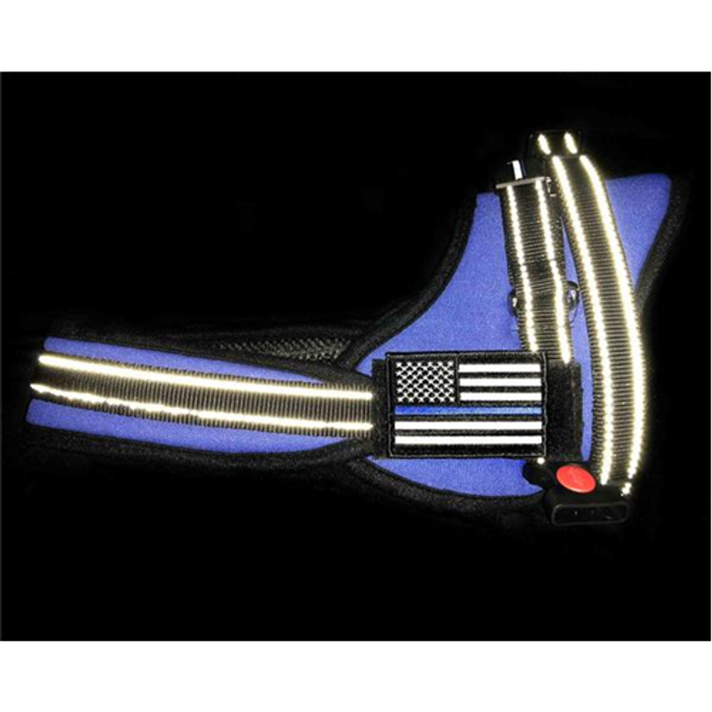Thin Blue Line DOG-HARN-TBL-XL-KIT Thin Blue Line Harness With Patch