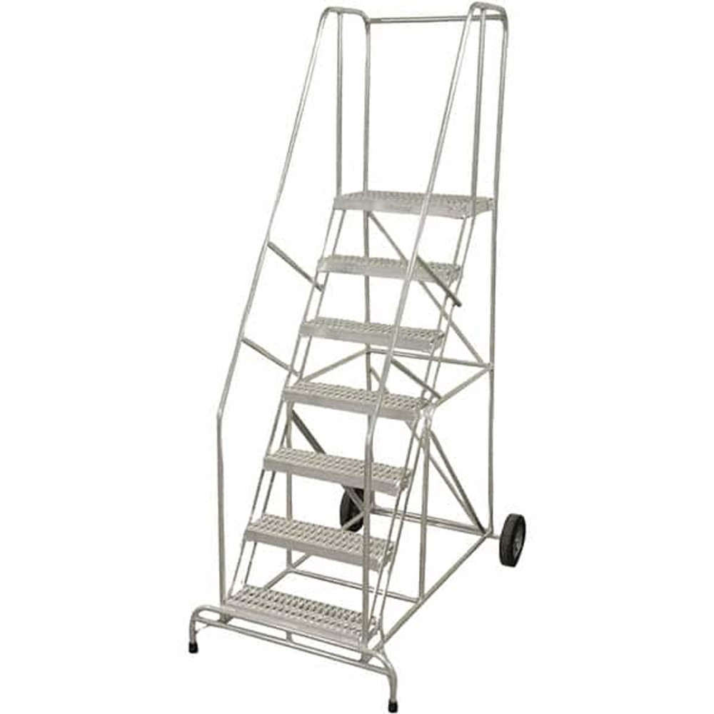 Cotterman AW10R2A3 Aluminum Rolling Ladder: Type IAA, 10 Step