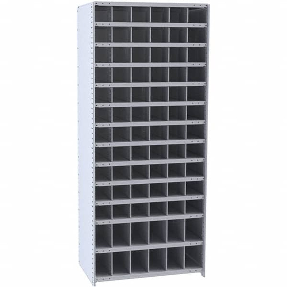 Hallowell 5529-12HG 78 Bin Closed Industrial Bin Shelving